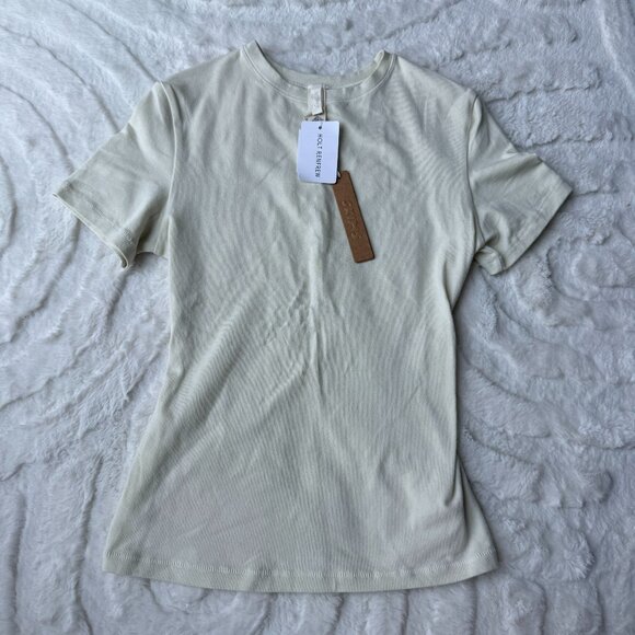 Skims Cotton Jersey T-Shirt Bone – Size XS – NWT - Picture 1 of 4